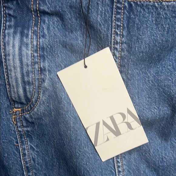 NWT Zara Women's Denim Flare skirt size: M - Picture 2 of 6